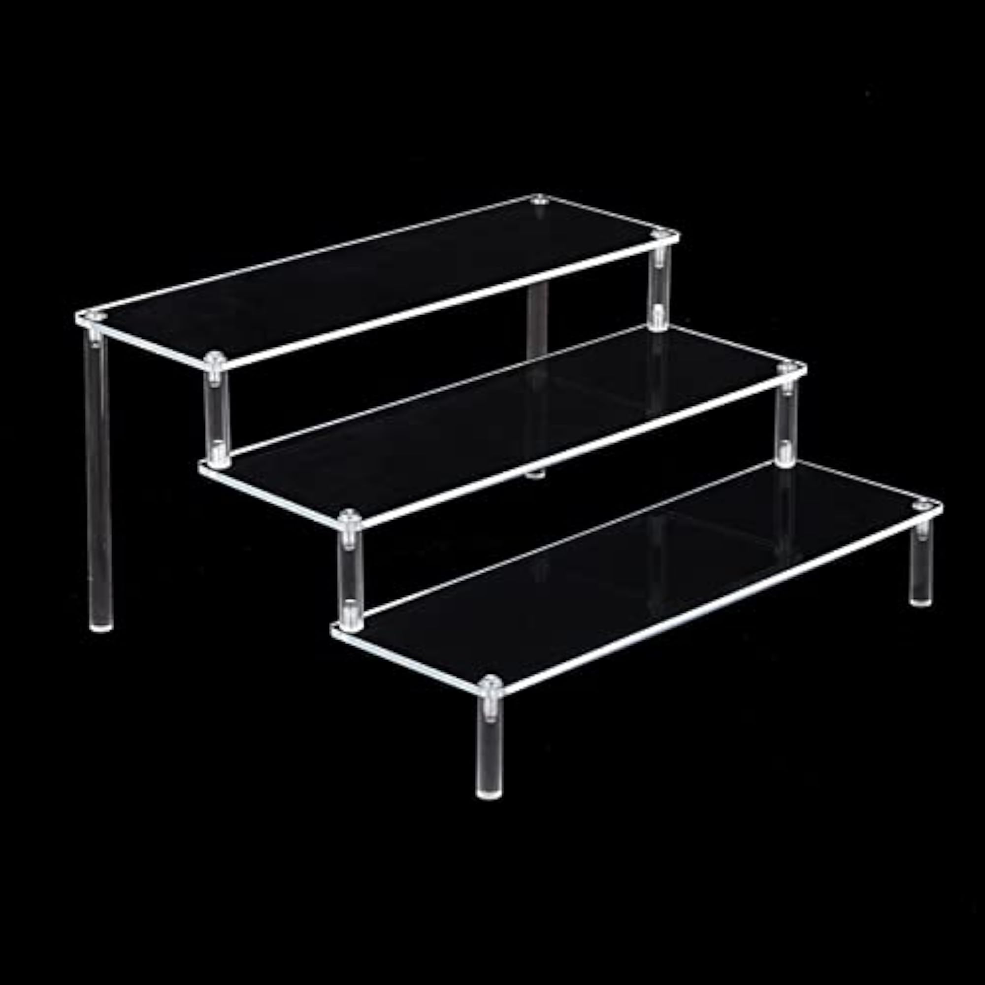 Clear Acrylic Display Riser Stand for Cosmetics